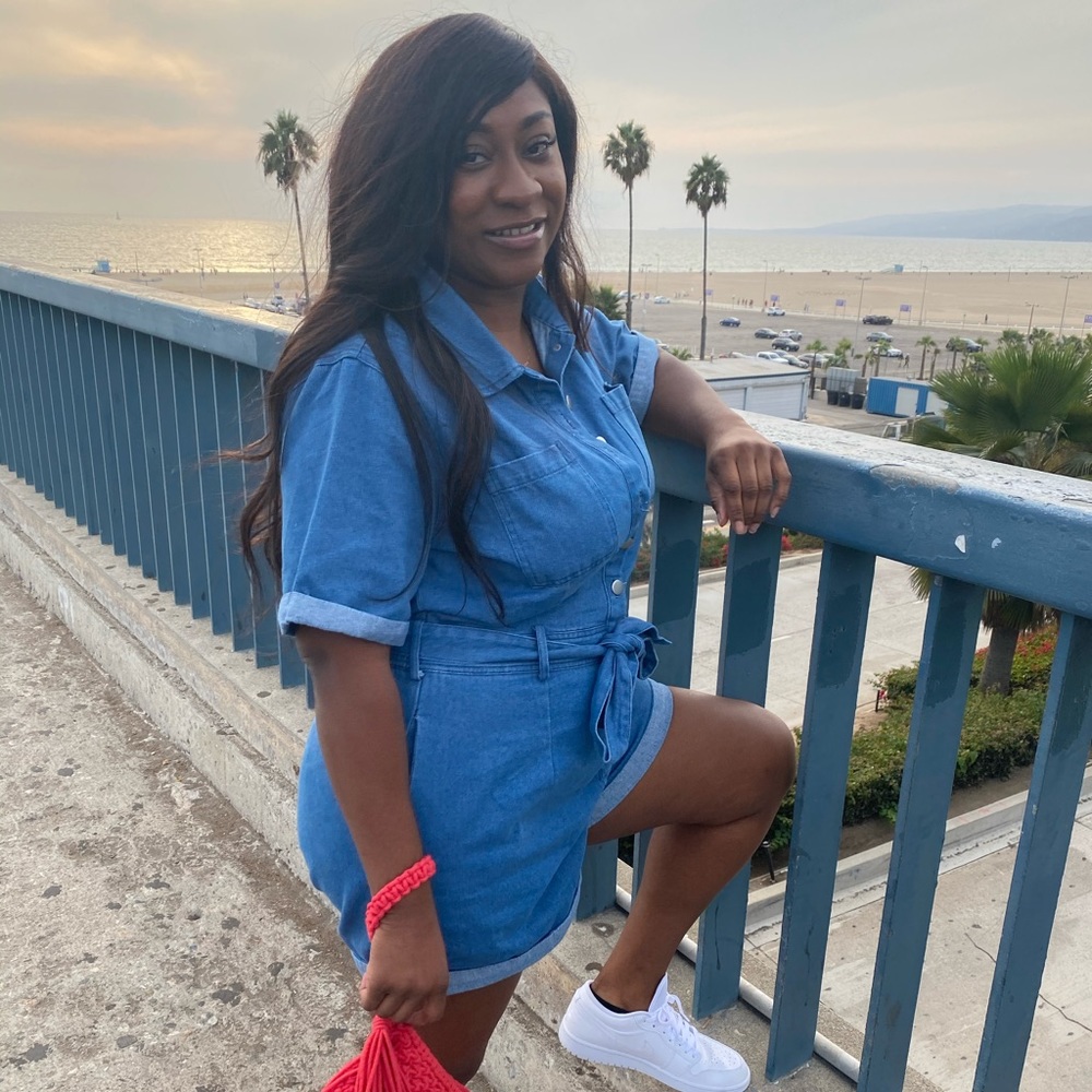 Lulus Jean romper